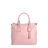 Mala Nylon Essencial com Pendente - Rosa