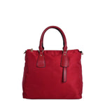 Mala Nylon Essencial com Pendente - Vermelho