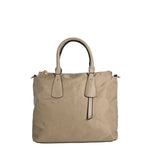 Mala Nylon Essencial com Pendente - Bege