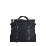 Mala Nylon Fivelas Douradas - Preto