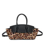 Mala de mão animal print bege leopardo