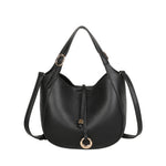 Mala hobo com argola preto