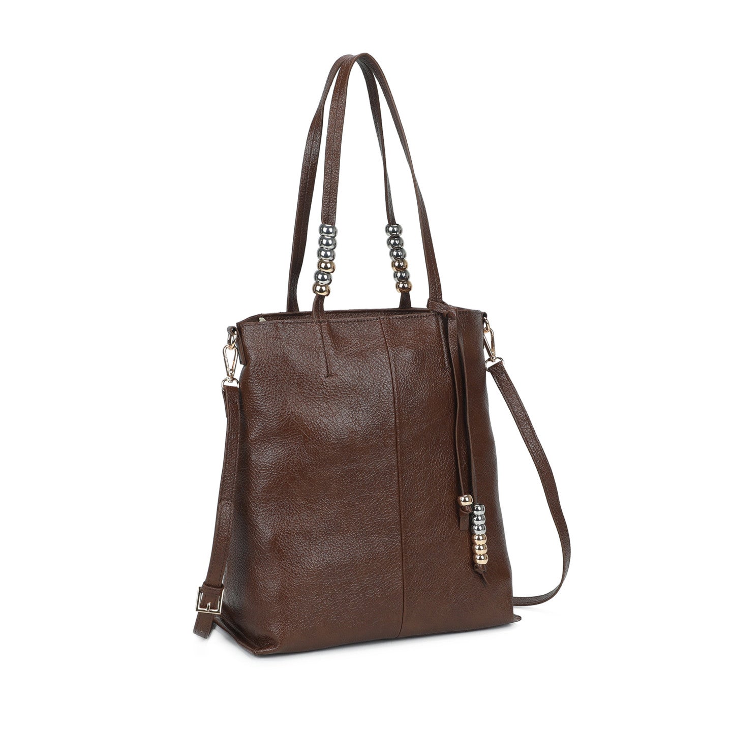 Mala shopper castanho