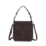 Mala balde com tachas bronze