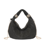 Mala hobo preto dourado