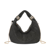 Mala hobo preto dourado