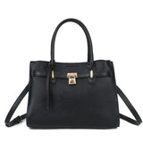 Mala com cadeado preto