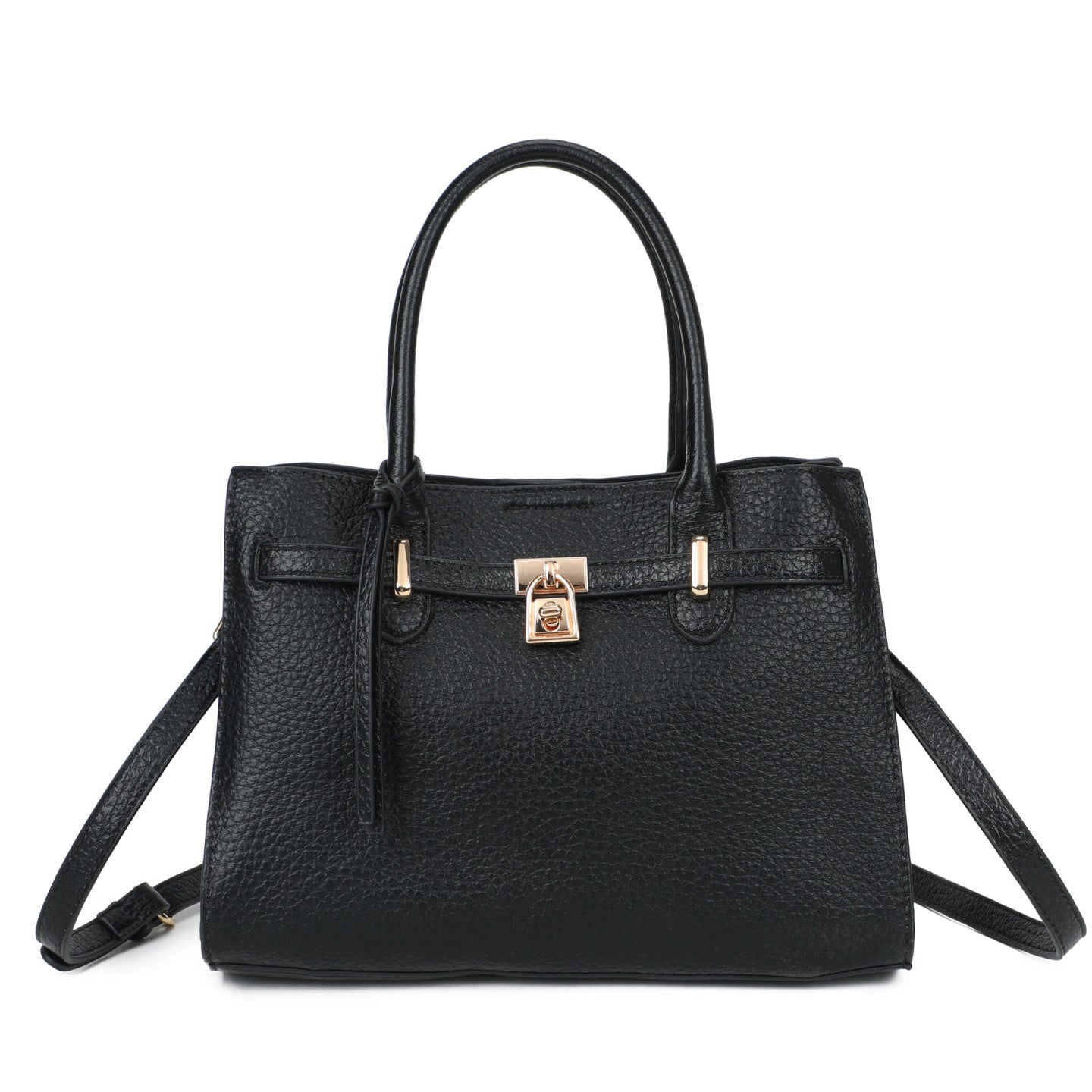 Mala com cadeado preto