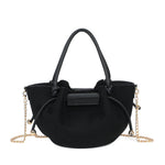 Mala shopper camurça preto