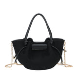 Mala shopper camurça preto