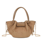 Mala shopper camurça camel