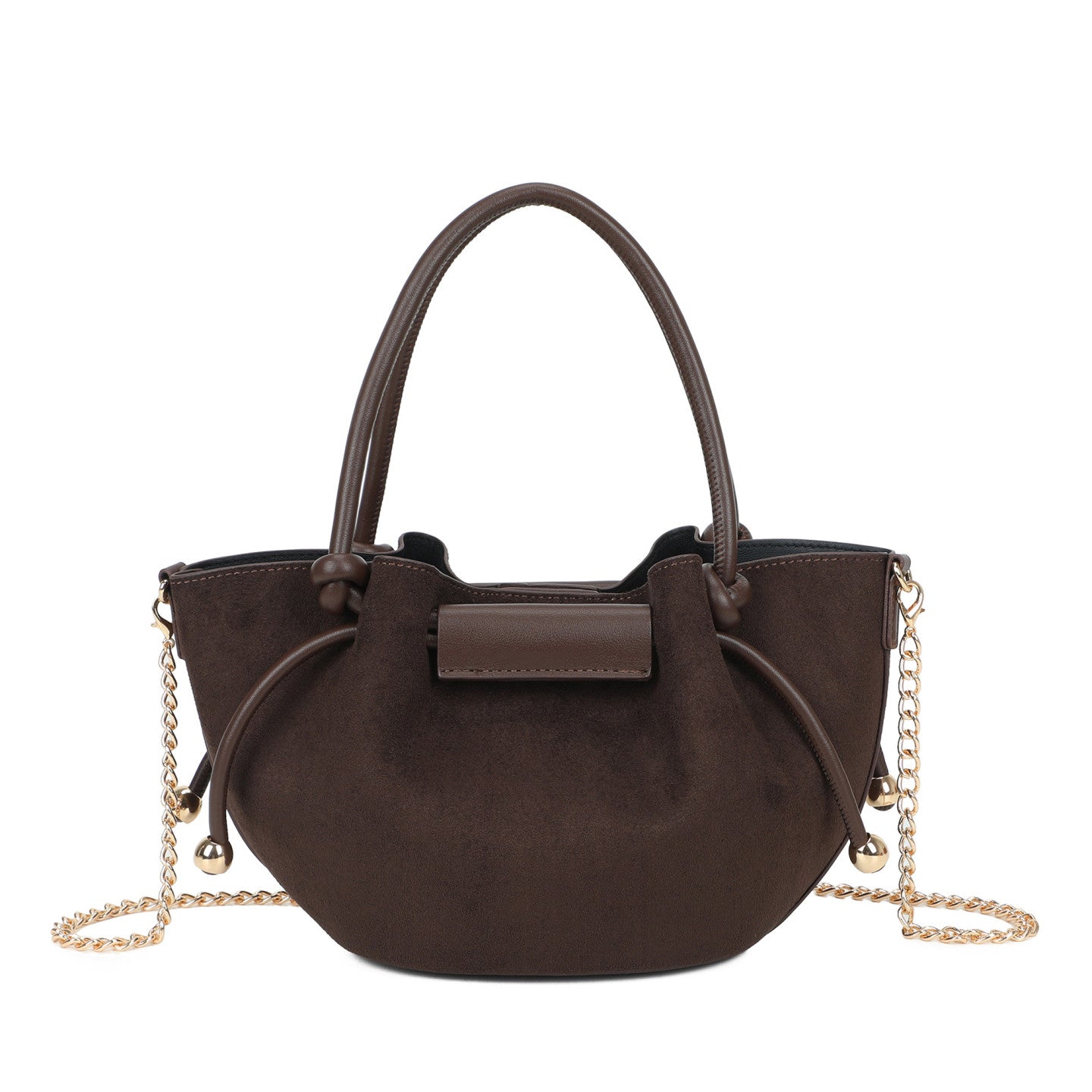 Mala shopper camurça café