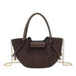 Mala shopper camurça café