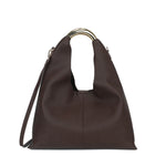 Mala shopper com aro dourado bronze antigo