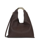 Mala shopper com aro dourado bronze antigo