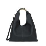 Mala shopper com aro dourado preto