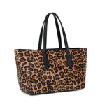 Mala shopper leopardo bege