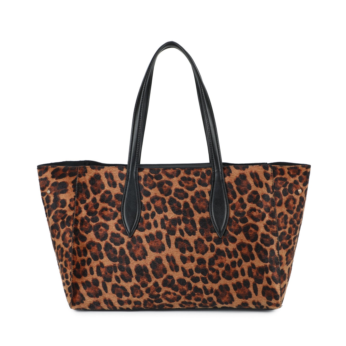 Mala shopper leopardo castanho