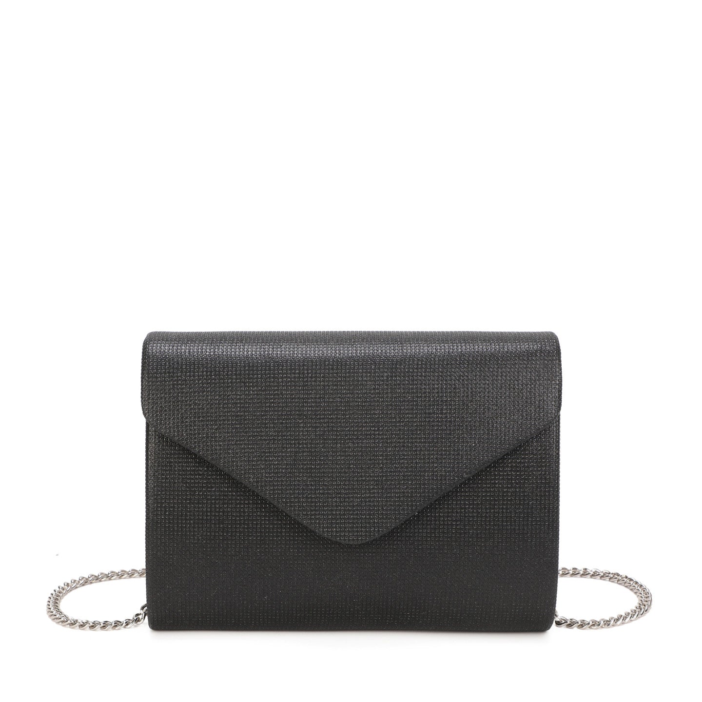 Pochete Envelope Cintilante - Preto