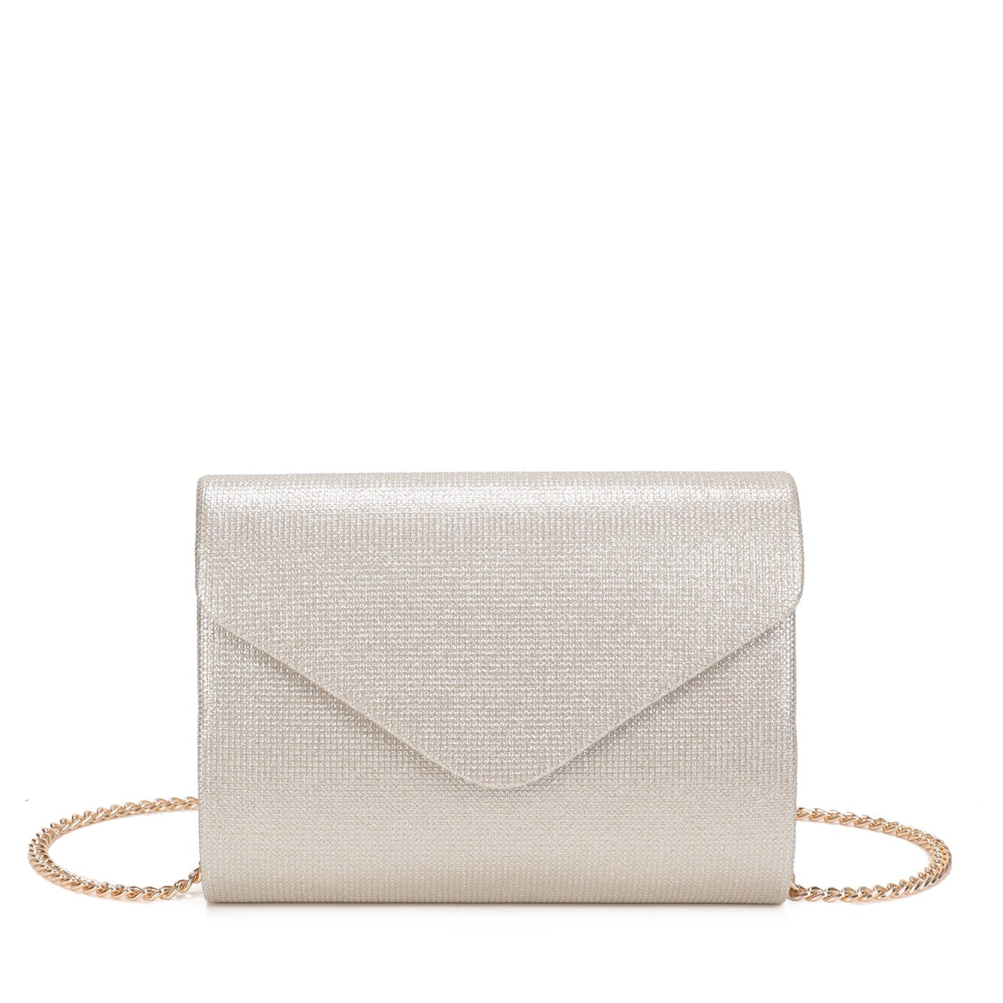 Pochete Envelope Cintilante - Dourado